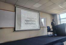 UMT Hosts Dr. Mujahid Gillani for an Engaging Session on the Jammu & Kashmir Conflict